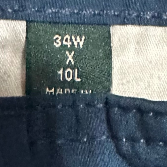 G.H. Bass & Co Men's Size 34x10 Blue Shorts EUC - Picture 3 of 5